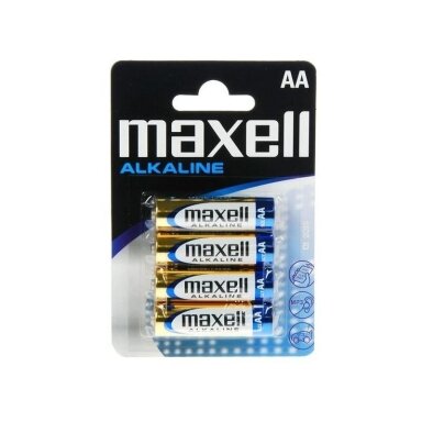 MAXELL šarminės LR6 baterijos, 4 vnt.