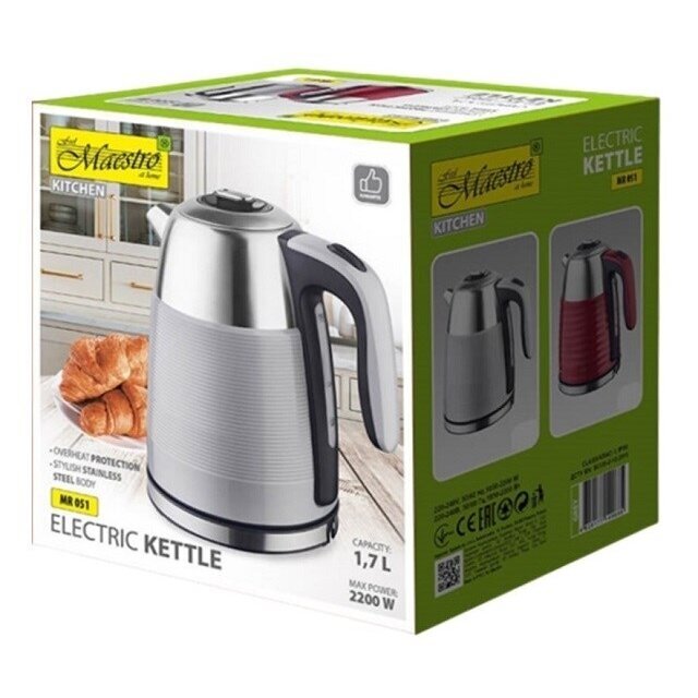 MAESTRO elektrinis virdulys 1,7 l MR-051-GREY 2 MAESTRO elektrinis virdulys 1,7 l MR-051-GREY 2