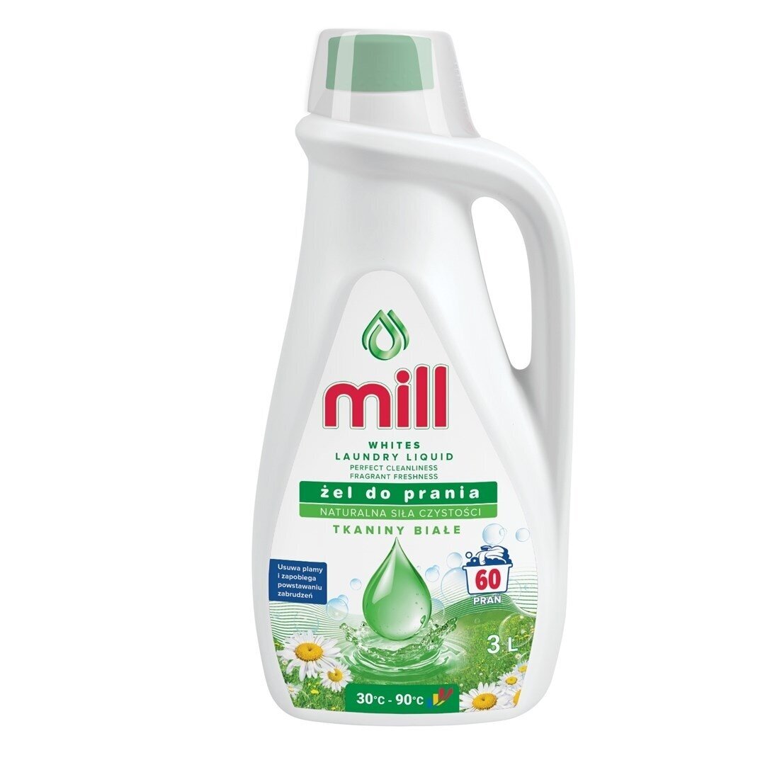 „Mill“ universalus skalbimo gelis, 3 l, 60 skalbimų „Mill“ universalus skalbimo gelis, 3 l, 60 skalbimų