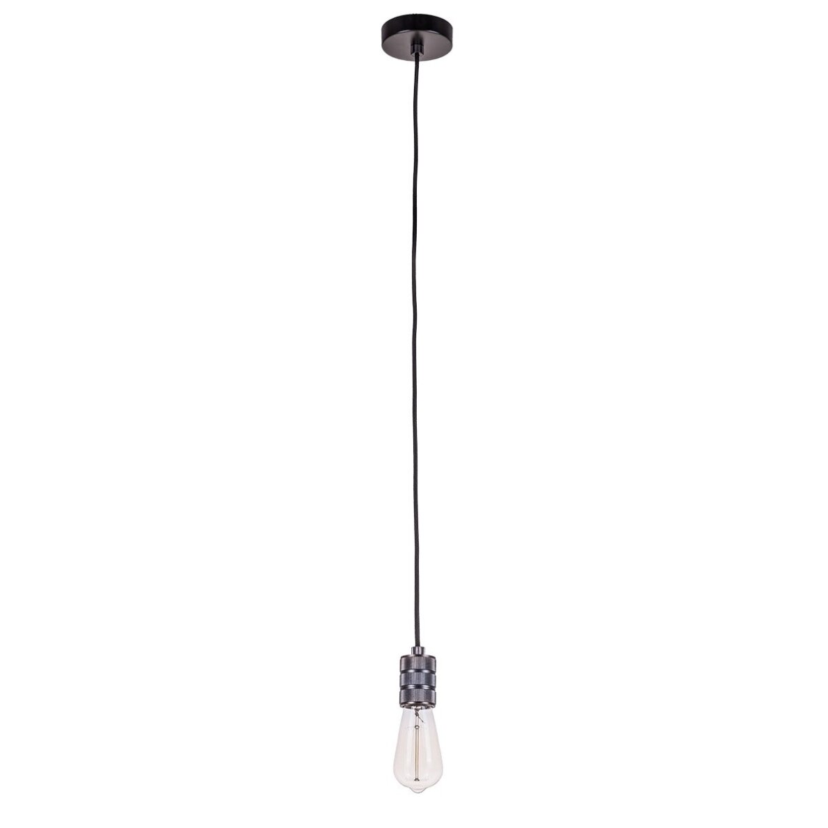 Millenia DS-M-010-03 MATT BLACK modernus pakabinamas šviestuvo laikiklis, matinės juodos spalvos, 4,8 cm Millenia DS-M-010-03 MATT BLACK modernus pakabinamas šviestuvo laikiklis, matinės juodos spalvos, 4,8 cm