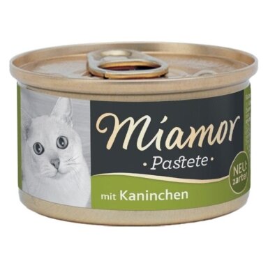 MIAMOR Pastete triušių kačių ėdalas – 85 g