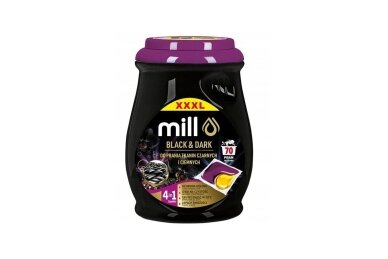 MILL PROFESSIONAL 2-kammioiset pyykkikapselit mustalle ja tummalle pyykille, 70 kpl MILL PROFESSIONAL 2-kammioiset pyykkikapselit mustalle ja tummalle pyykille, 70 kpl