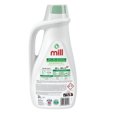 „Mill“ universalus skalbimo gelis, 3 l, 60 skalbimų 1