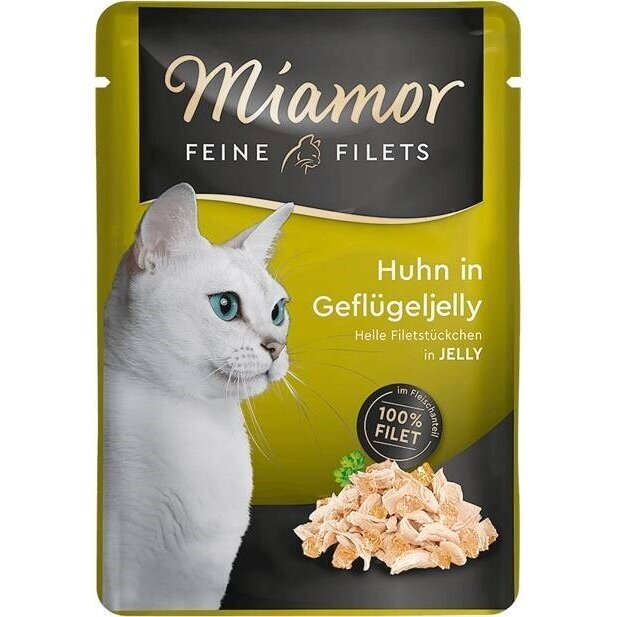 MIAMOR Feine Filets vištienos filė su paukštienos žele - šlapias kačių ėdalas - 100 g MIAMOR Feine Filets vištienos filė su paukštienos žele - šlapias kačių ėdalas - 100 g