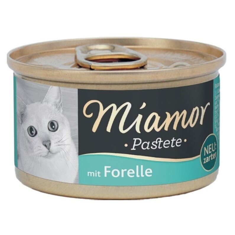 MIAMOR Pastete Trout - šlapias kačių ėdalas - 85 g