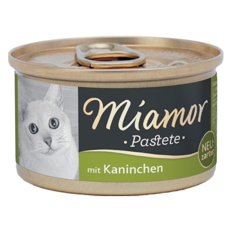 MIAMOR Pastete triušių kačių ėdalas – 85 g