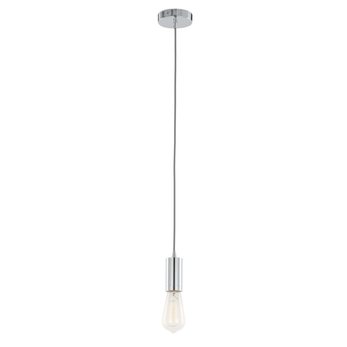 Moderna DS-M-038 CHROME modernus pakabinamas šviestuvo laikiklis, chromo spalvos, 4,7 cm Moderna DS-M-038 CHROME modernus pakabinamas šviestuvo laikiklis, chromo spalvos, 4,7 cm