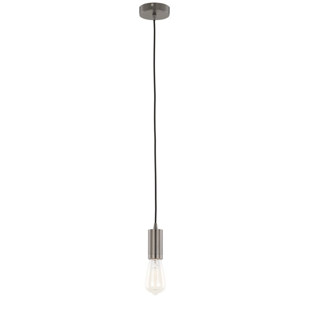 Moderna DS-M-038 MATT BLACK modernus pakabinamas šviestuvo laikiklis, matinės juodos spalvos, 4,7 cm