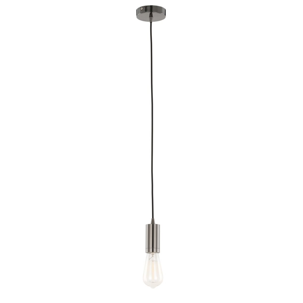 Moderna DS-M-038 SHINY BLACK modernus pakabinamas šviestuvo laikiklis, blizgus juodas, 4,7 cm