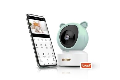 Neno Ivo – rotierende Video-Babyphone mit kabellosem Empfänger 1