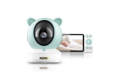 Neno Ivo – rotierende Video-Babyphone mit kabellosem Empfänger Neno Ivo – rotierende Video-Babyphone mit kabellosem Empfänger