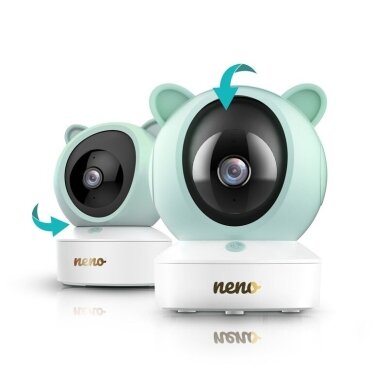 Neno Ivo – rotējošs video bērnu monitors ar bezvadu uztvērēju 2