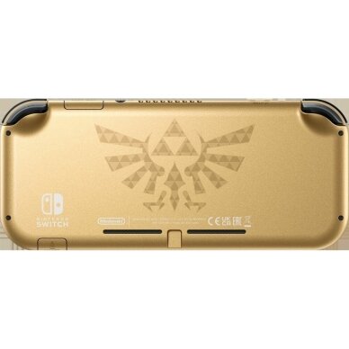 Nešiojama žaidimų konsolė „Nintendo Switch Lite Hyrule Edition“, 14 cm (5,5 colio), 32 GB, lietimui jautrus ekranas, „Wi-Fi“, auksinė 2 Nešiojama žaidimų konsolė „Nintendo Switch Lite Hyrule Edition“, 14 cm (5,5 colio), 32 GB, lietimui jautrus ekranas, „Wi-Fi“, auksinė 2