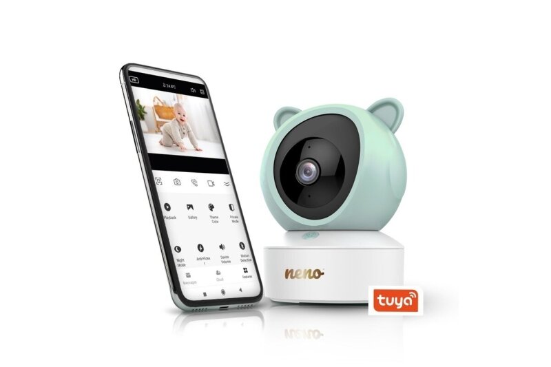 Neno Ivo – rotierende Video-Babyphone mit kabellosem Empfänger 1
