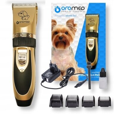 Oromed ORO-PET CLIPPER GOLD naminių gyvūnėlių plaukų kirpimo mašinėlė