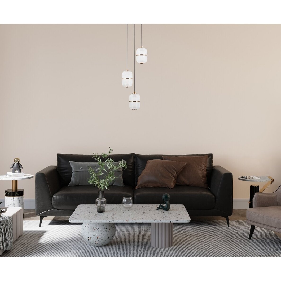 Pakabinamas šviestuvas Alani PND-34375-3-HBR 1 Pakabinamas šviestuvas Alani PND-34375-3-HBR 1