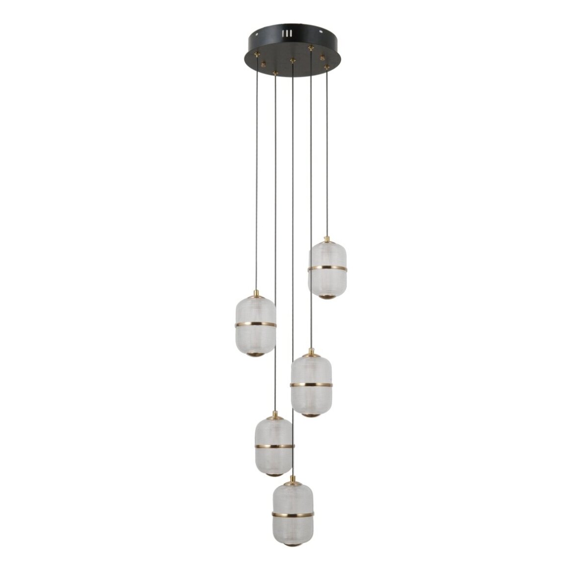 Pakabinamas šviestuvas Alani PND-34375-5-BK Pakabinamas šviestuvas Alani PND-34375-5-BK