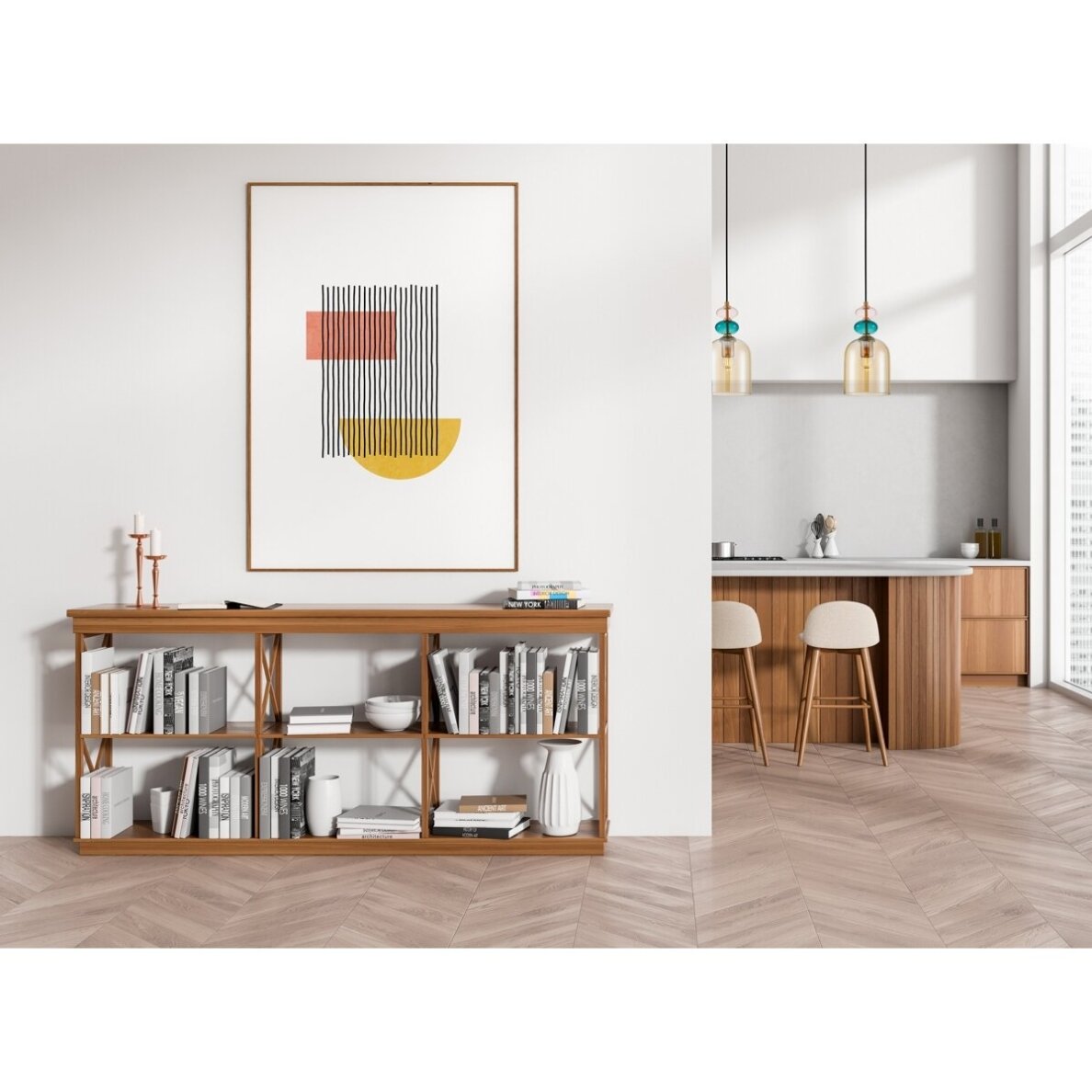 Pakabinamas šviestuvas Busco PND-30263-1B-BRO-AMB 1 Pakabinamas šviestuvas Busco PND-30263-1B-BRO-AMB 1