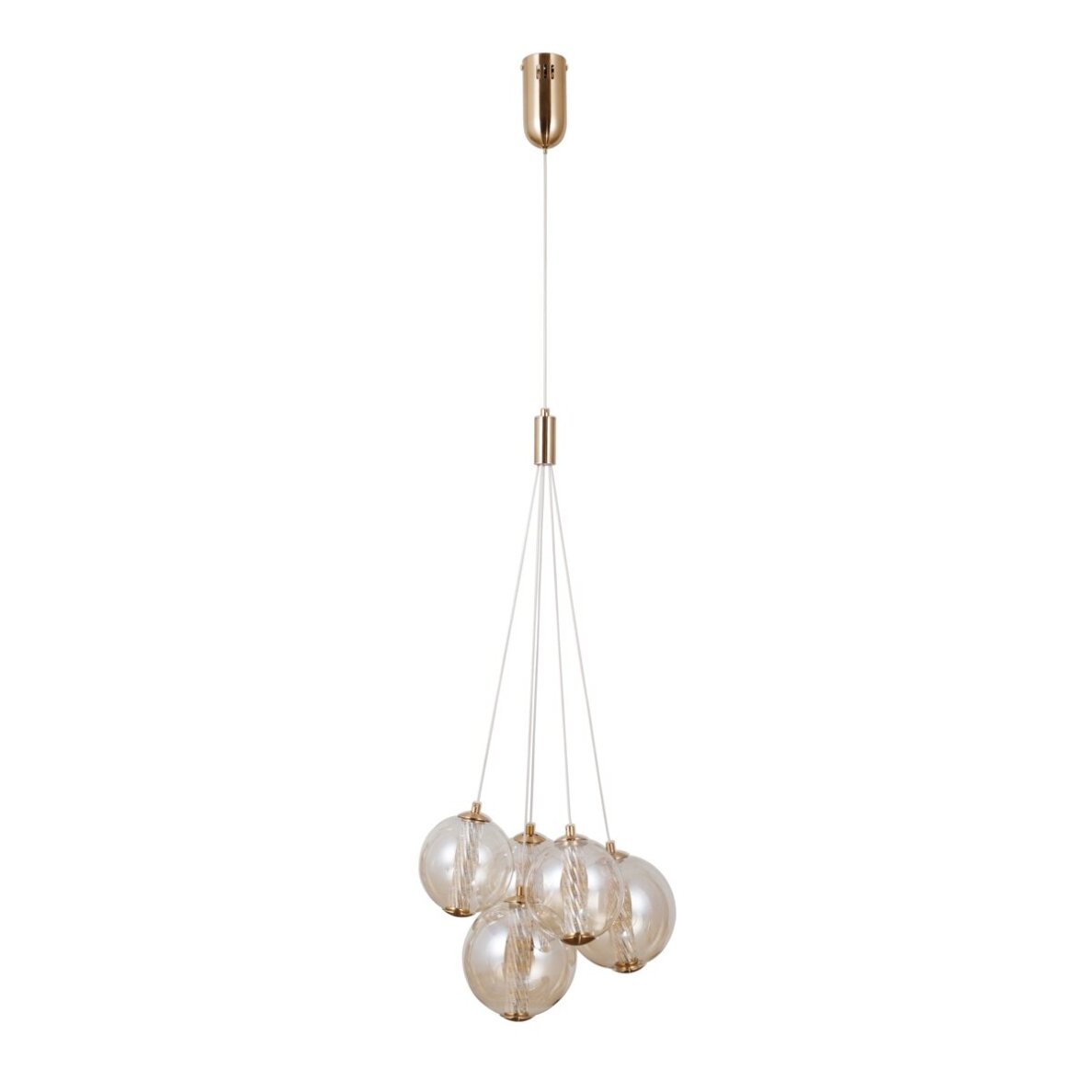 Pakabinamas šviestuvas Butero PND-34359-5-HBR-AMB 2