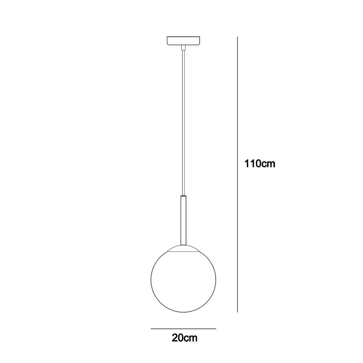 Pakabinamas šviestuvas Deore PND-5578-1S-BRO-BK 2