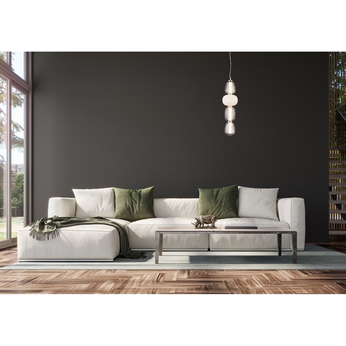 Pakabinamas šviestuvas Eris PND-98374-32W-CH 1
