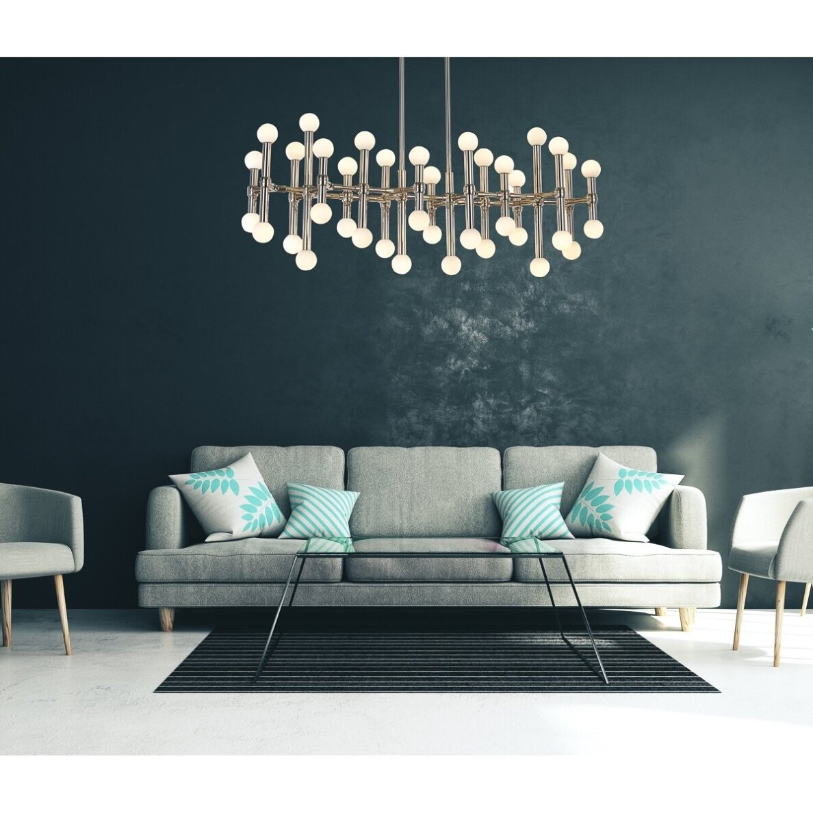 Pakabinamas šviestuvas Giovanna MX16009008-38A B, bronzos spalvos, modernus, LED apšvietimas 1