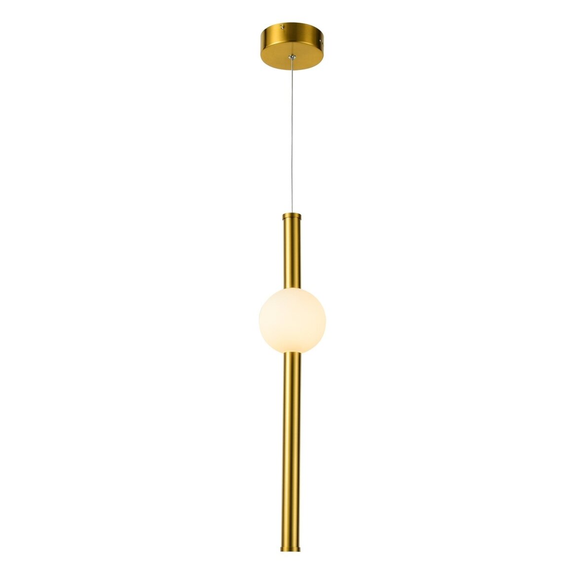 Pakabinamas šviestuvas Halling PND-16357-C-1, vario spalvos, modernus, LED apšvietimas Pakabinamas šviestuvas Halling PND-16357-C-1, vario spalvos, modernus, LED apšvietimas