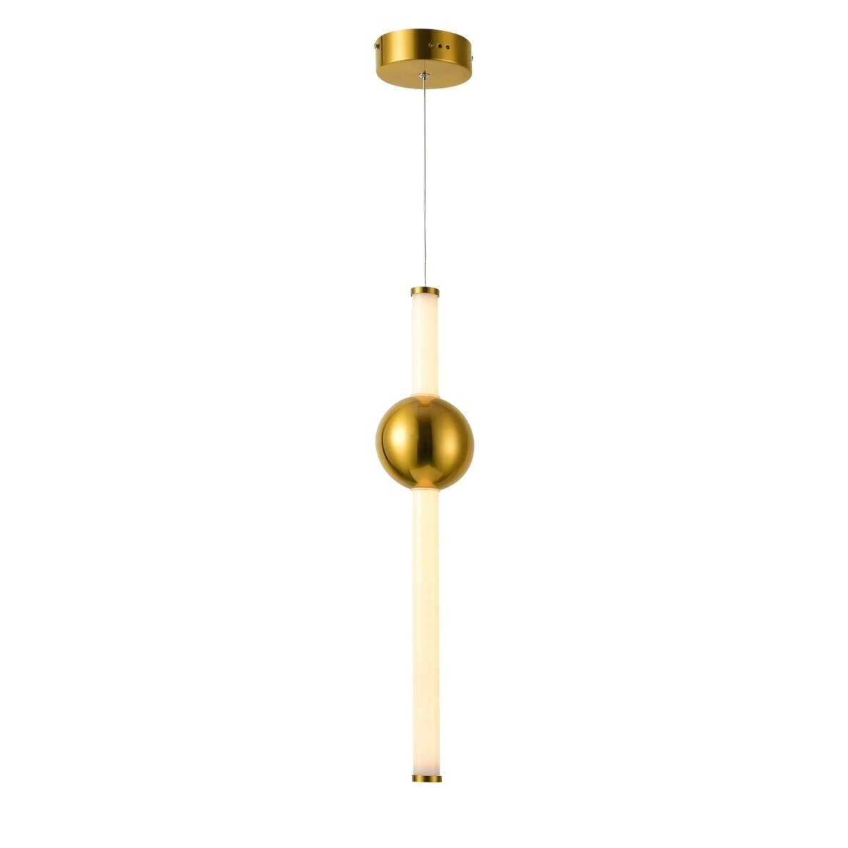 Pakabinamas šviestuvas Halling PND-16357-CA-1, vario spalvos, modernus, LED apšvietimas
