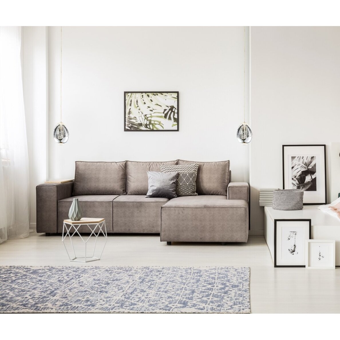 Pakabinamas šviestuvas Huelto PND-22112132-1A-CR, chromo spalvos, modernus, LED apšvietimas 1