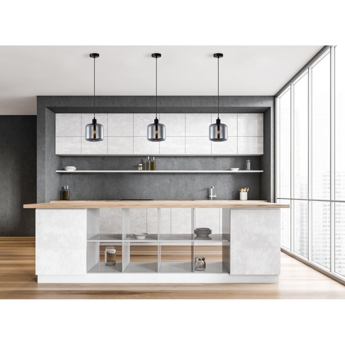 Pakabinamas šviestuvas Maluna PND-74920-1-BK-SG 1