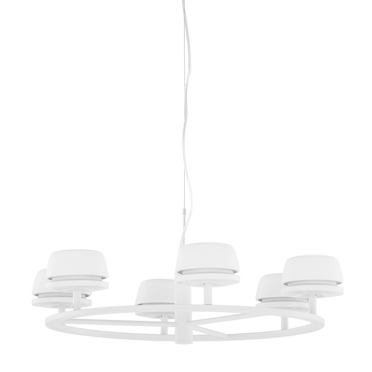 Pakabinamas šviestuvas Miranda AD16004-6A WH, baltos spalvos, LED, 37.2W Pakabinamas šviestuvas Miranda AD16004-6A WH, baltos spalvos, LED, 37.2W