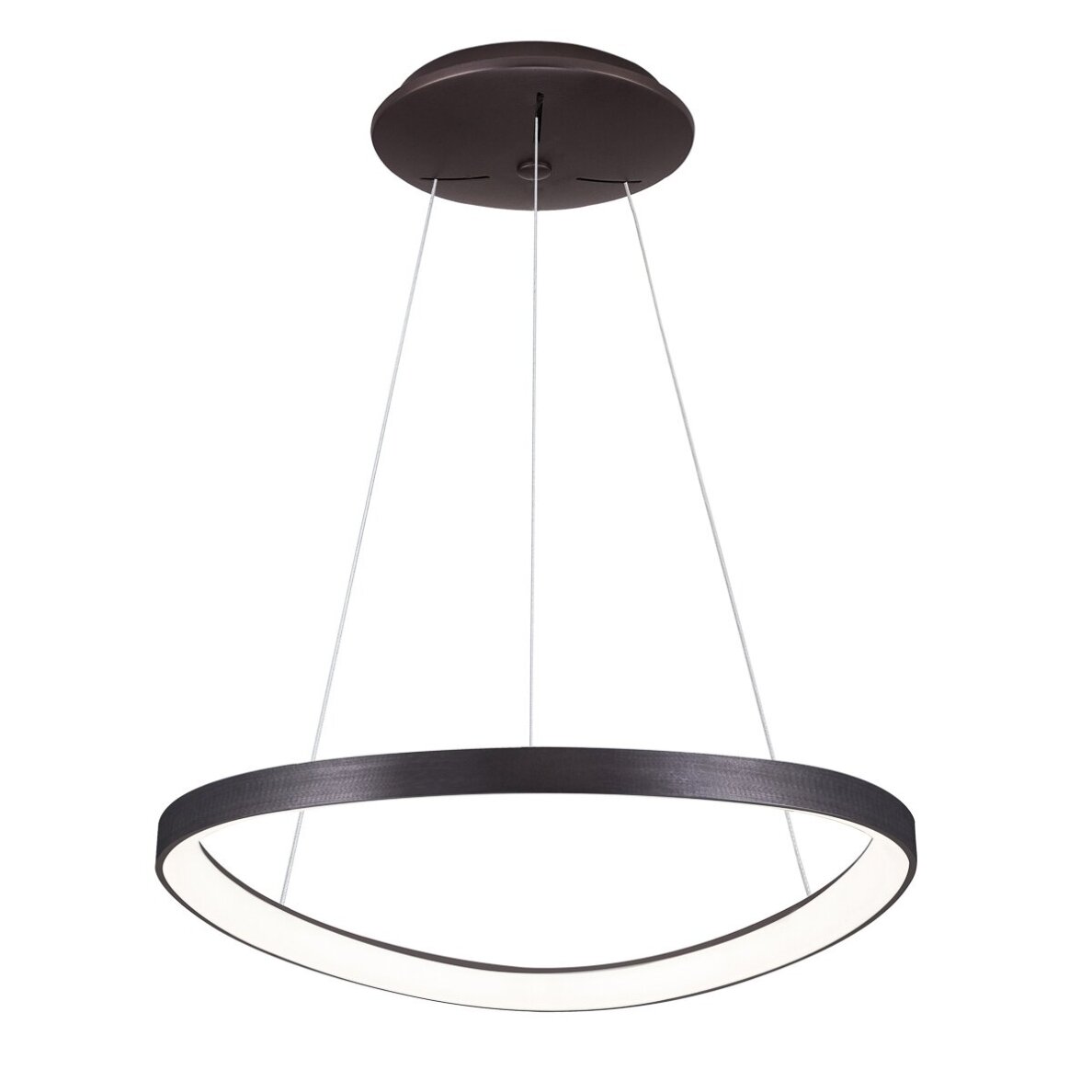 Pakabinamas šviestuvas Morfi 5355-848ROP-BC-3, kavos spalvos, LED, 65 cm