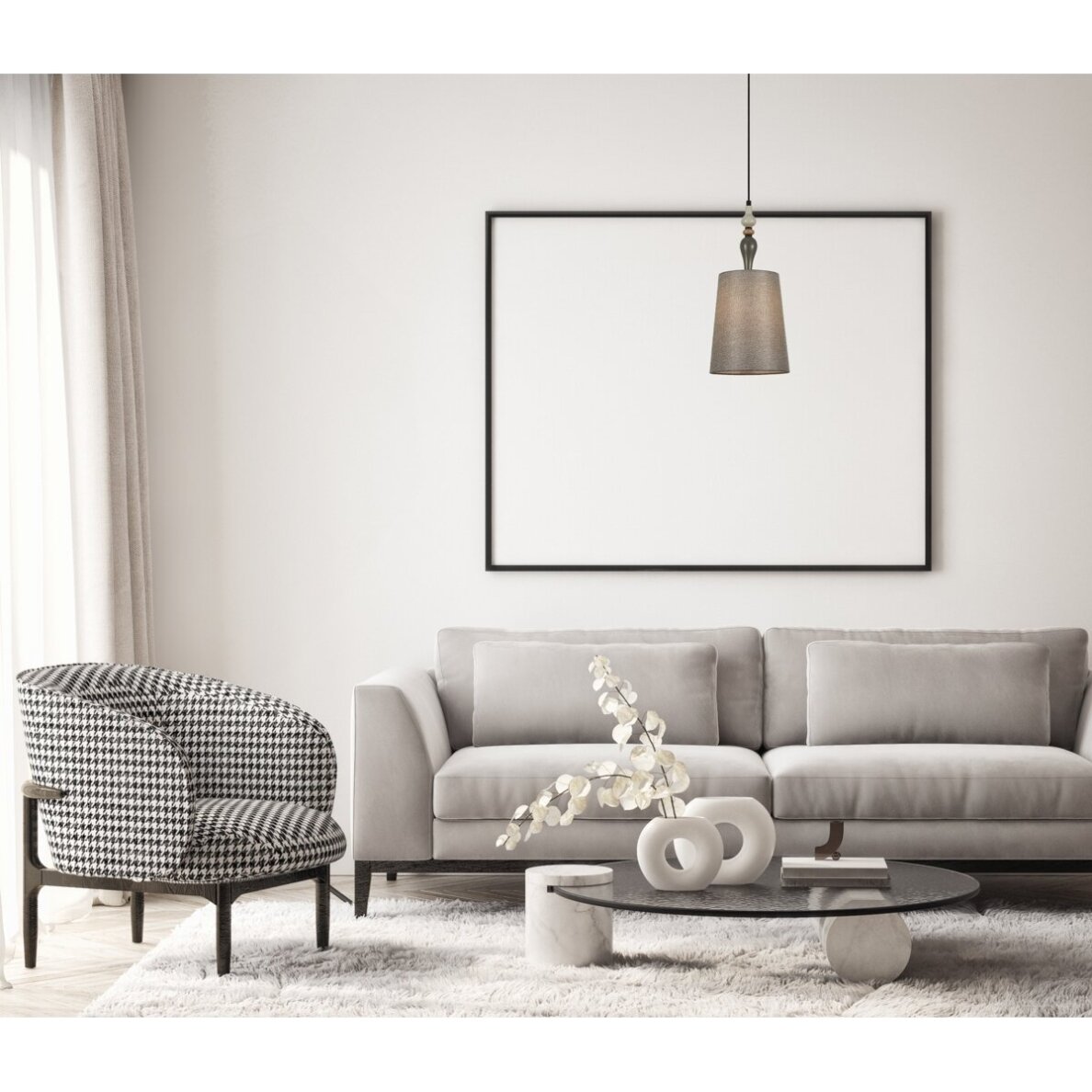 Pakabinamas šviestuvas Nerom PND-22374C-BK 1 Pakabinamas šviestuvas Nerom PND-22374C-BK 1