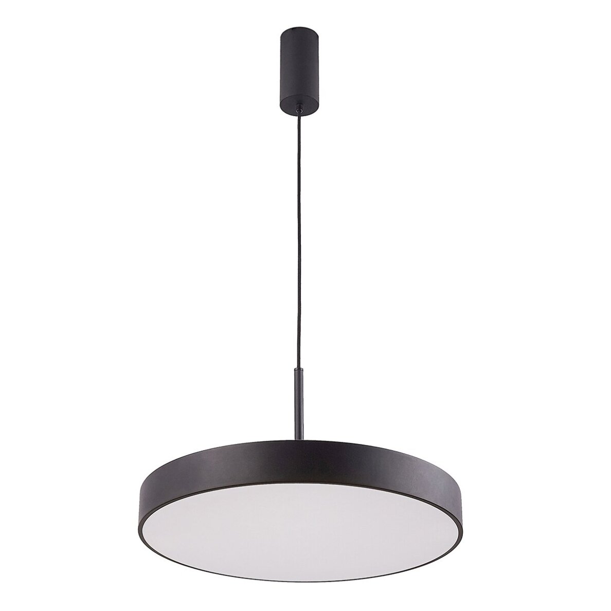 Pakabinamas šviestuvas Orbital 5361-835RP-BK-3, smėliuota juoda, LED, 40 cm
