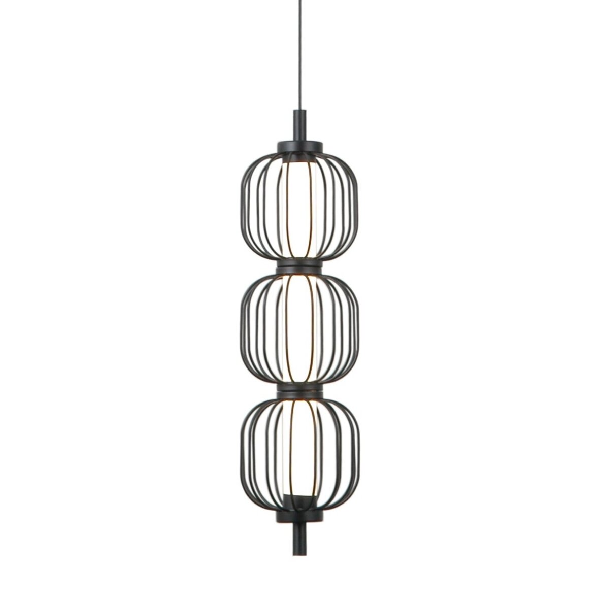 Pakabinamas šviestuvas Pedro PND-34405-3V-BK 3