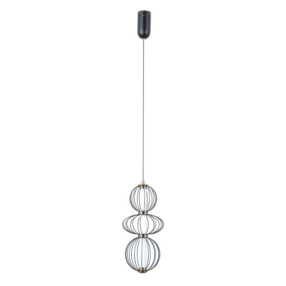 Pakabinamas šviestuvas Rabel PND-344221-3V-BK Pakabinamas šviestuvas Rabel PND-344221-3V-BK