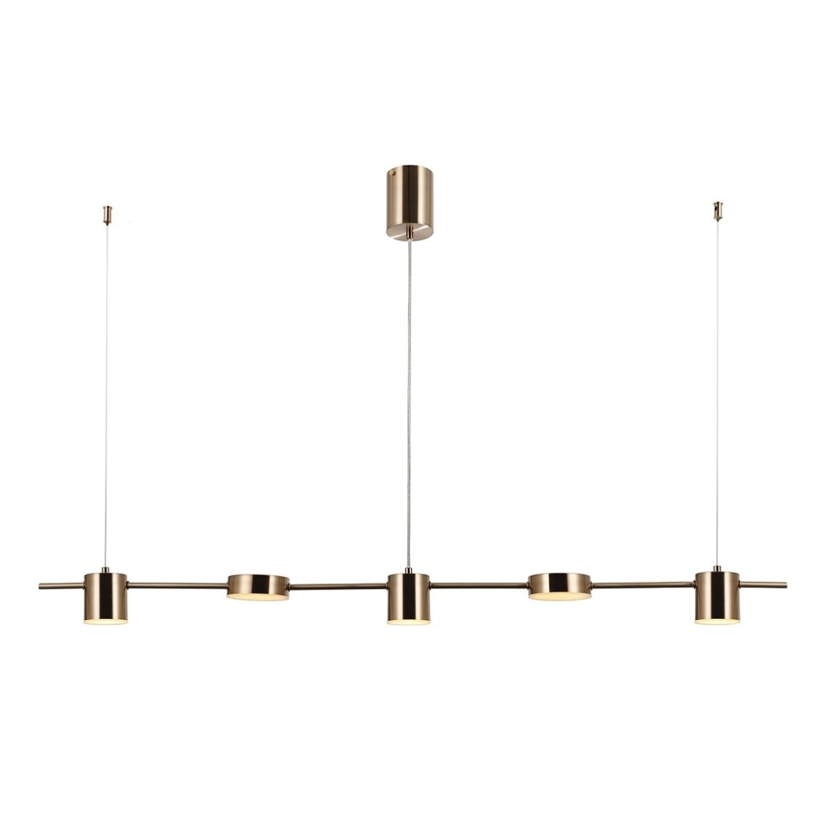 Pakabinamas šviestuvas Remdal PND-16374-5-COP-GD-4K, žalvario spalvos, modernus, LED apšvietimas 2 Pakabinamas šviestuvas Remdal PND-16374-5-COP-GD-4K, žalvario spalvos, modernus, LED apšvietimas 2