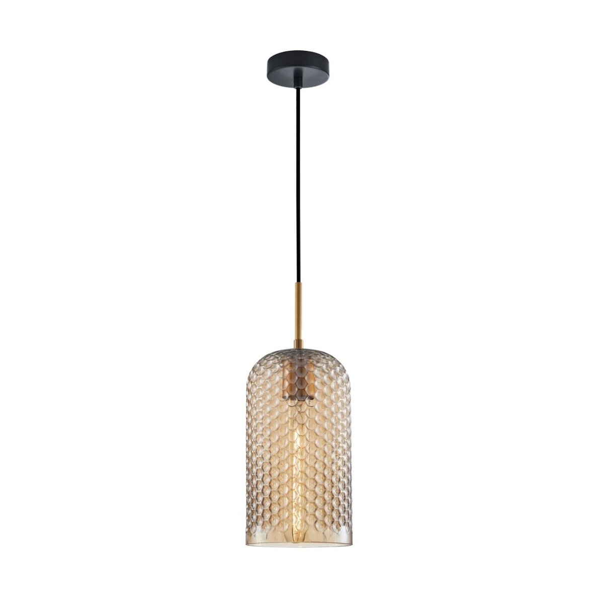 Pakabinamas šviestuvas Renti PND-25205-1S-BK-AMB Pakabinamas šviestuvas Renti PND-25205-1S-BK-AMB