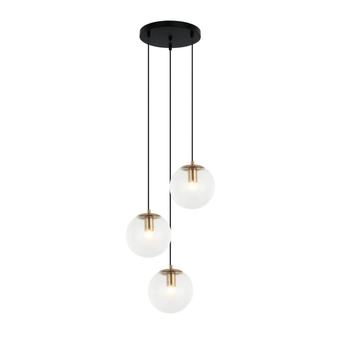 Pakabinamas šviestuvas Sarpo PND-58867-3S-BK-BRO 2