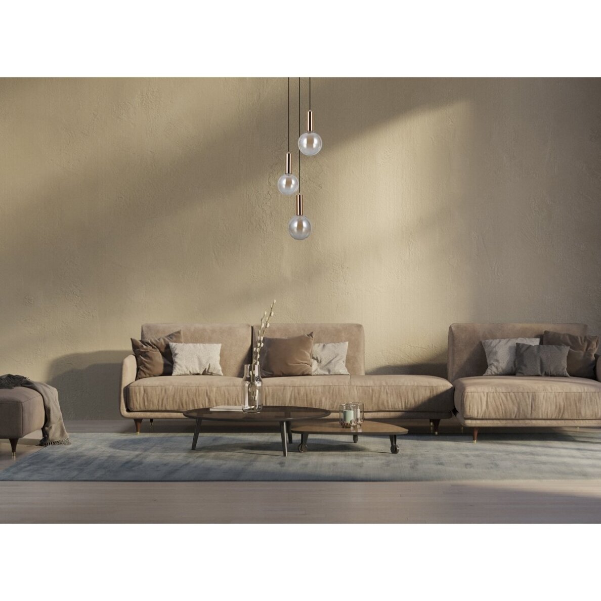 Pakabinamas šviestuvas Strela PND-34378-3S-HBR 2 Pakabinamas šviestuvas Strela PND-34378-3S-HBR 2