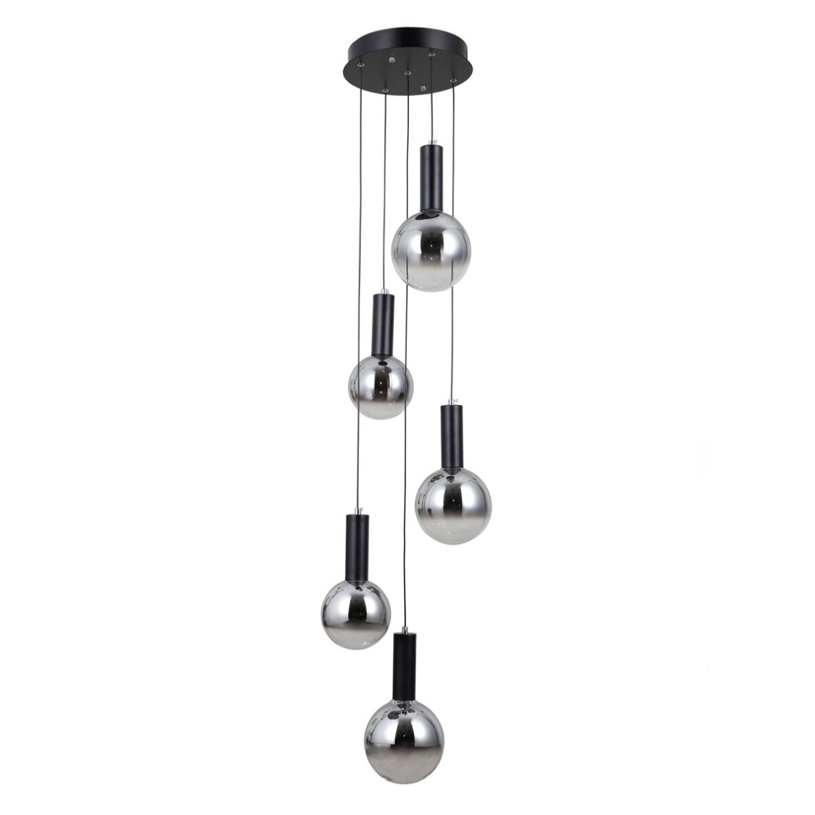 Pakabinamas šviestuvas Strela PND-34378-5S-BK Pakabinamas šviestuvas Strela PND-34378-5S-BK