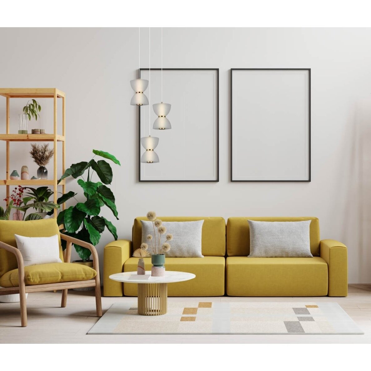 Pakabinamas šviestuvas Tica PND-83949-3-BK 1