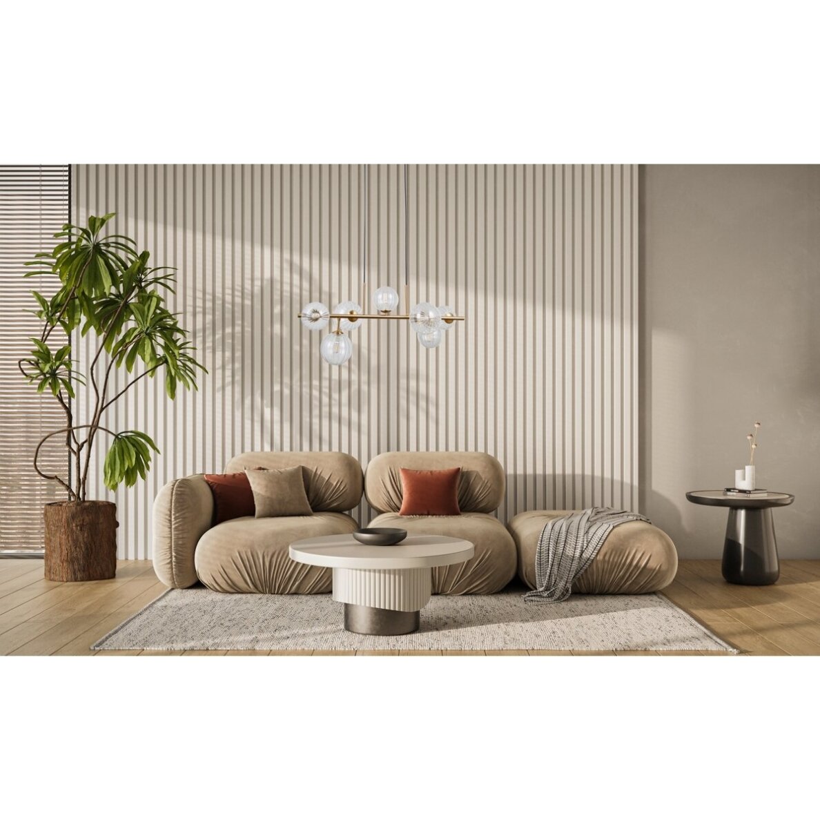 Pakabinamas šviestuvas Toledo PND-40717-7-HBR 1