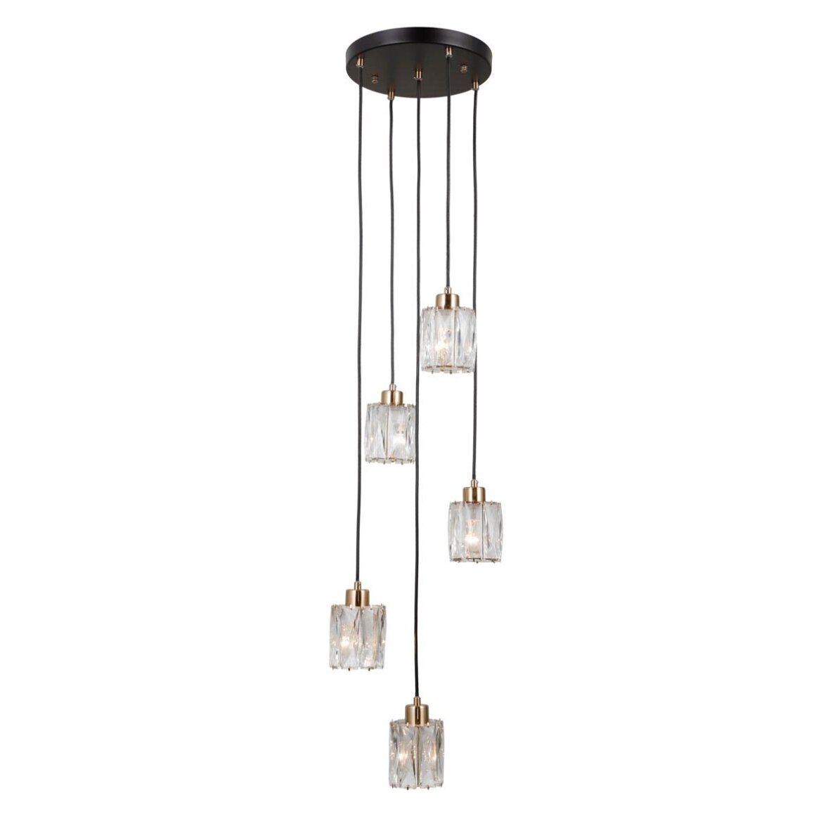 Pakabinamas šviestuvas Torno PND-40813-5R-BK-HBR 2 Pakabinamas šviestuvas Torno PND-40813-5R-BK-HBR 2