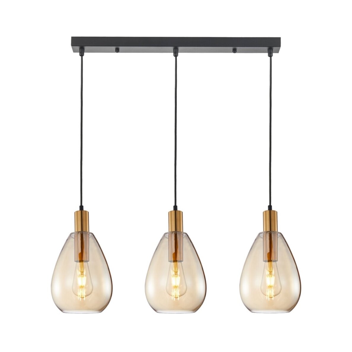 Pakabinamas šviestuvas Zulo PND-27812-3-BRO-AMB