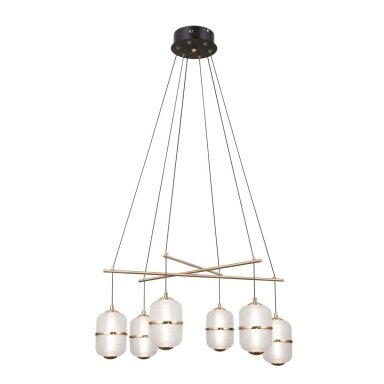 Pakabinamas šviestuvas Alani PND-34375-6-BK