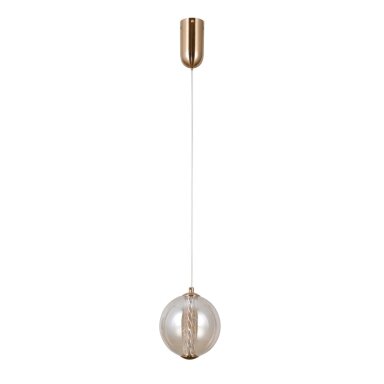Pakabinamas šviestuvas Butero PND-34359-S-HBR-AMB