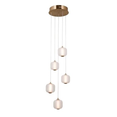 Pakabinamas šviestuvas Ganti PND-34362-5-HBR-OPAL
