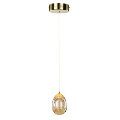 Pakabinamas šviestuvas Huelto PND-22112132-1A-CHPN, šampano aukso spalvos, modernus, LED apšvietimas
