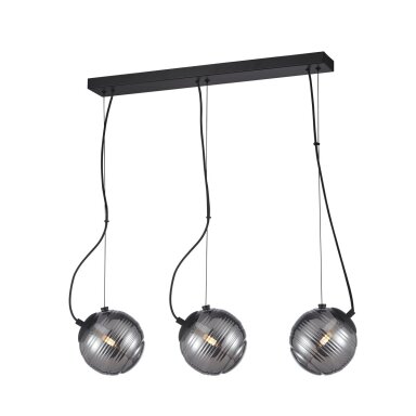 Pakabinamas šviestuvas Perona PND-92389-3L-BK